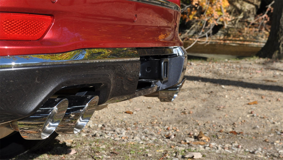 Corsa 2014-2021 Jeep Grand Cherokee Summit Edition Polished 2.5in Dual Rear Exit Cat-Back Exhaust - 14992