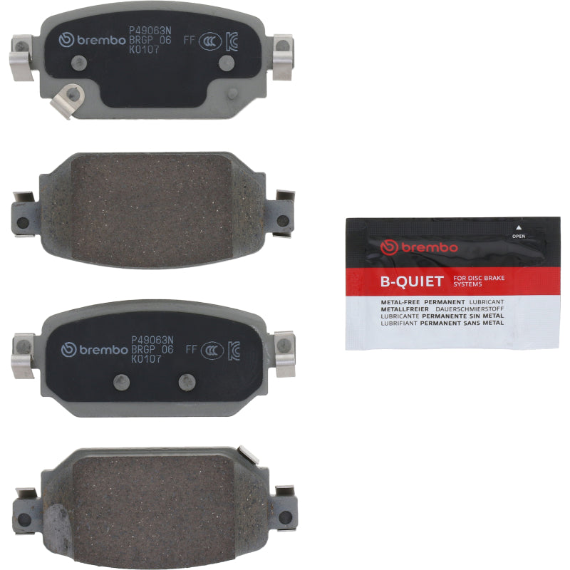 Brembo 17-18 Mazda 3 Rear NAO Brake Pad - P49063N