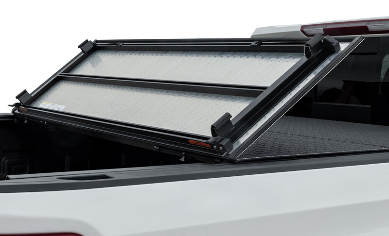 Access LOMAX Pro Series 2024 Toyota Tacoma 5ft Bed Tri-Fold Bed Cover - Black Diamond Mist - B0050119