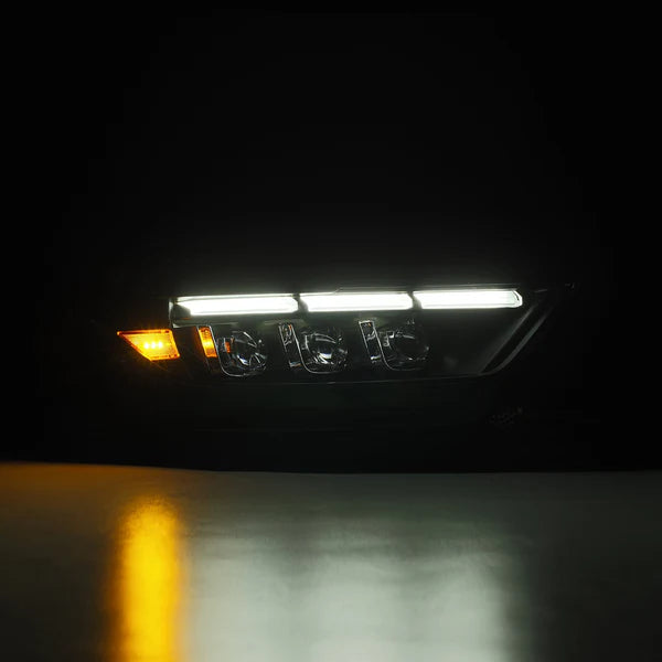 AlphaRex 15-17 Ford Mustang NOVA LED Proj Headlights Black w/Activ Light/Seq Signal/Switch DRL