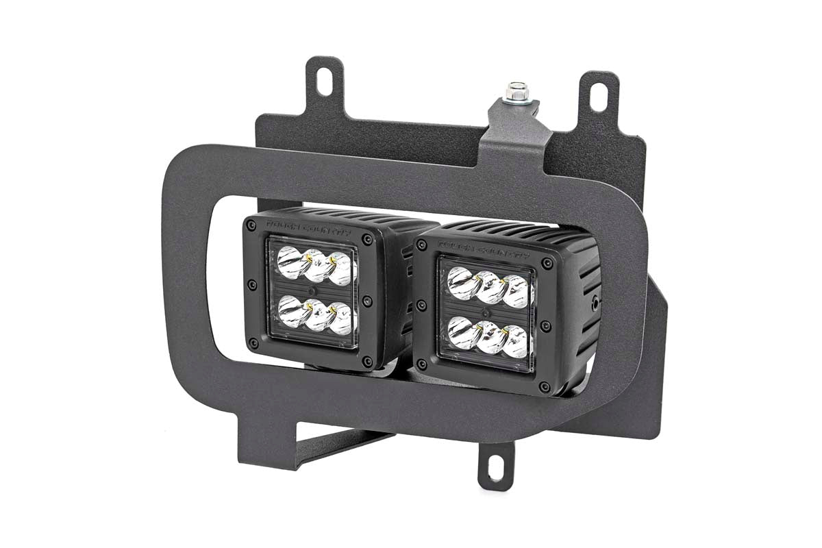 LED Light Kit | Fog Mount | Dual 2&quot; Black Pairs | Spot/Flood | Ford F-150 (15-17)