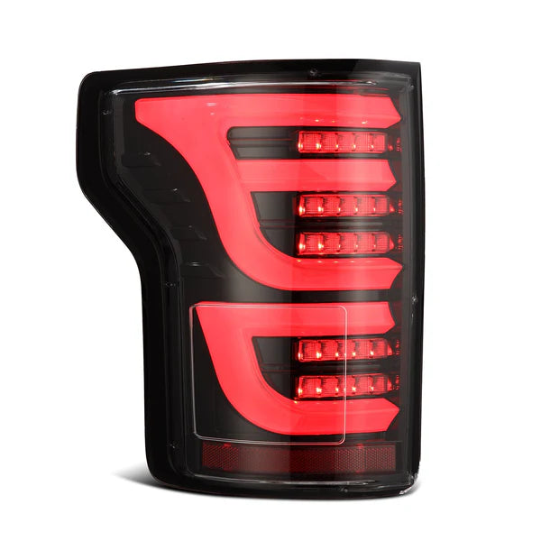 AlphaRex 15-20 Ford F150 Luxx-Series LED Tail Lights Alpha-Black - 652030