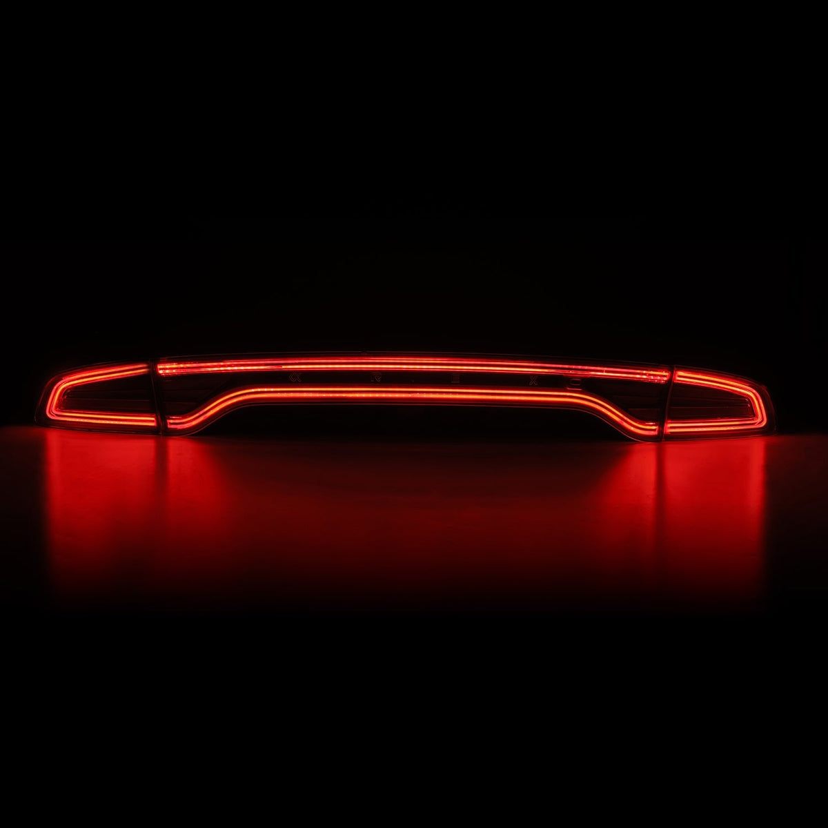 AlphaRex 15-23 Dodge Charger Nova-Series LED Tail Lights - Chrome - 642032 for 2015-2023 Dodge Charger - angle view