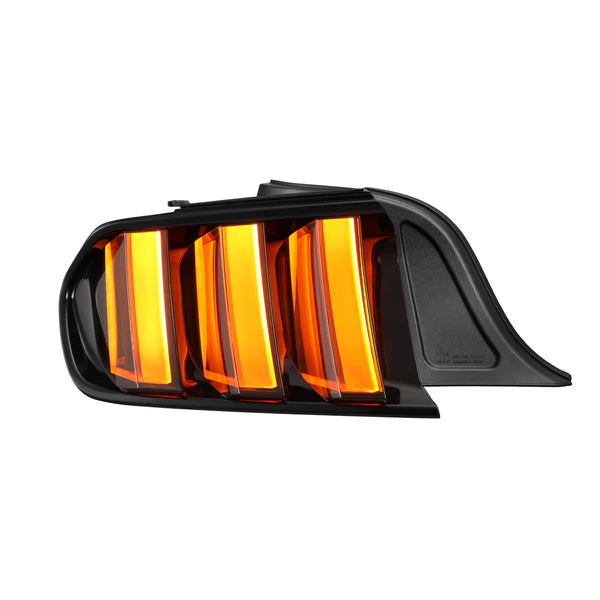 AlphaRex 15-23 Ford Mustang NOVA-Series Prismatic LED Tail Lights Alpha-Black - 655010