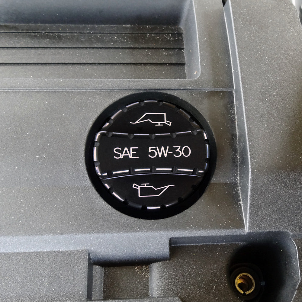 UPR - Billet Oil Cap Cover Engraved (fits 15 Ford Mustang Ecoboost) UPR - 1031-32 for 2015 Ford Mustang