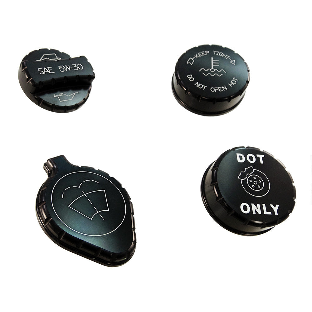 UPR - Billet Engine Cap Cover Package (fits 15-17 Mustang Ecoboost) UPR - 5000-31 for 2015-2017 Ford Mustang