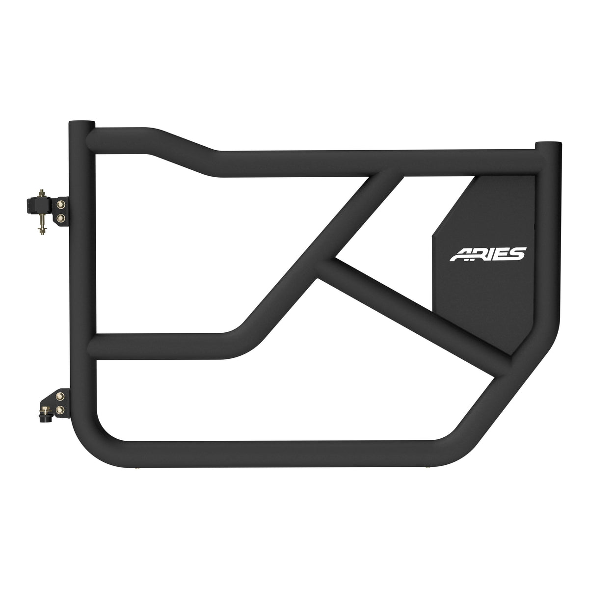 ARIES 1500250 Front Black Aluminum Tube Doors for Ford Bronco 4-Door