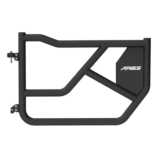 ARIES 1500250 Front Black Aluminum Tube Doors for Ford Bronco 4-Door