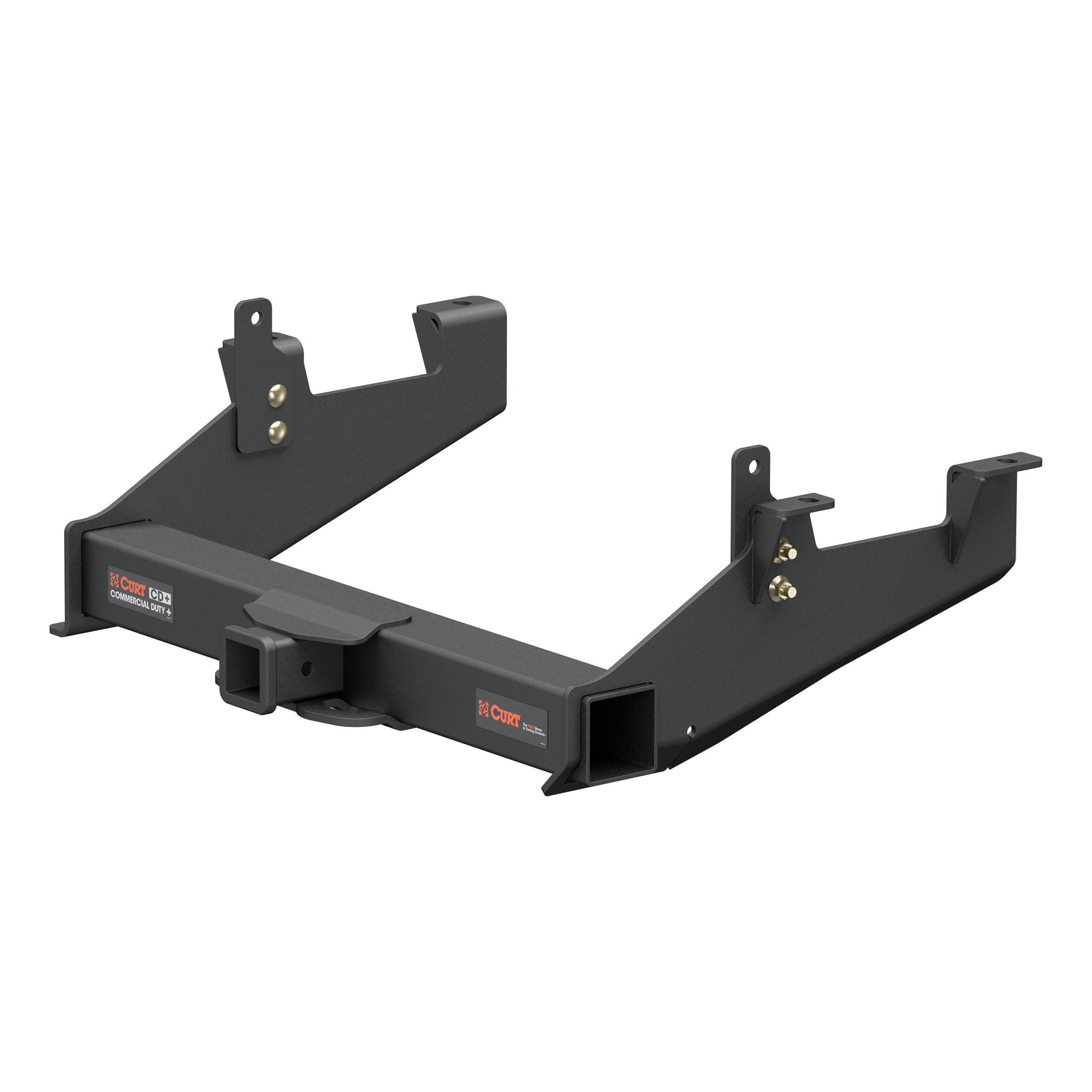 CURT 15010 Commercial Duty Class 5 Trailer Hitch, 2-1/2-Inch Receiver, Compatible with Select Chevrolet Silverado, GMC Sierra 2500, 3500 HD