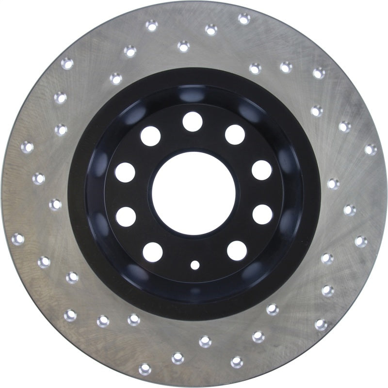 StopTech 10-11 & 13 Audi A3 Quattro / 10 VW GTI Mk VI Drilled Left CRYO-STOP Brake Rotor - 128.33129CL