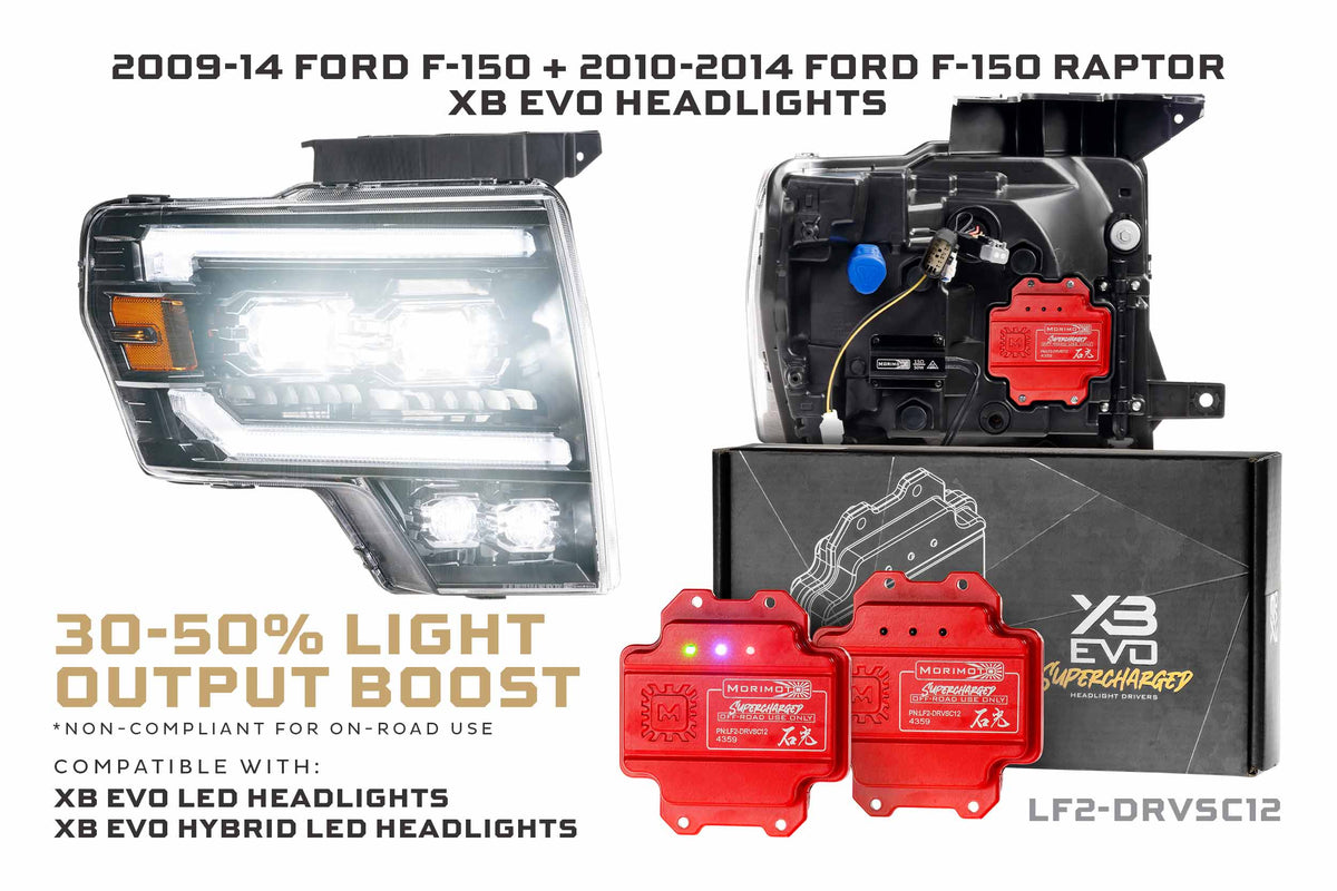 Morimoto - Supercharged Drivers: LF2-506 or LF2-506Y (Set) - LF2-DRVSC12