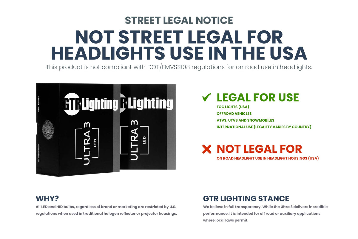 5202: GTR Lighting Ultra 3 (Pair)
