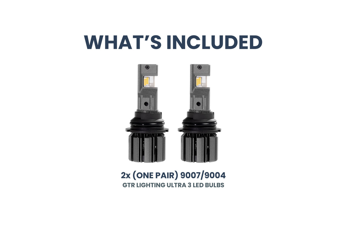 9007/9004: GTR Lighting Ultra 3 (Hi/Lo / Pair)