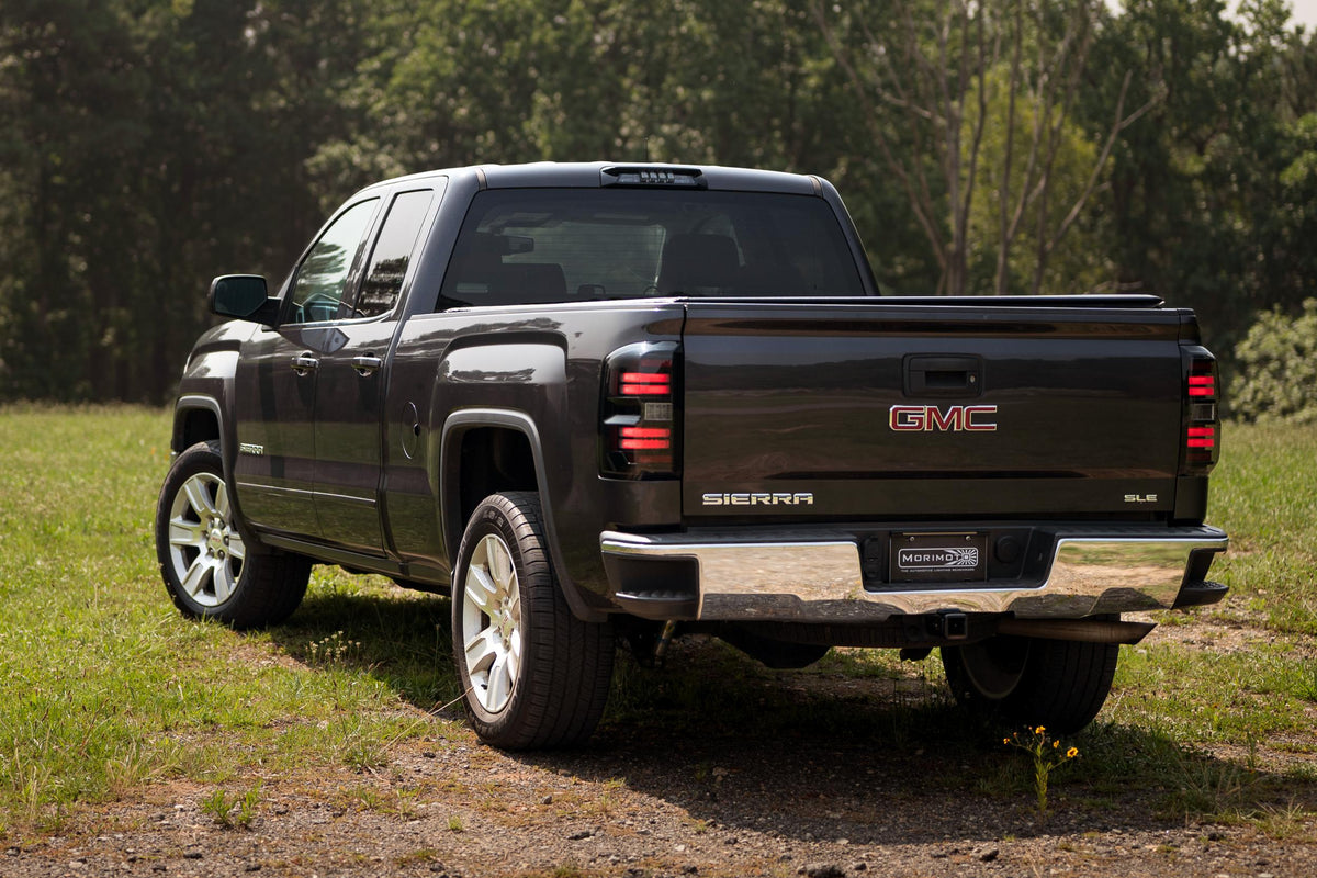 Morimoto - 2014-2018 Sierra 1500 Heads & Tails (Smoke, OE LED)