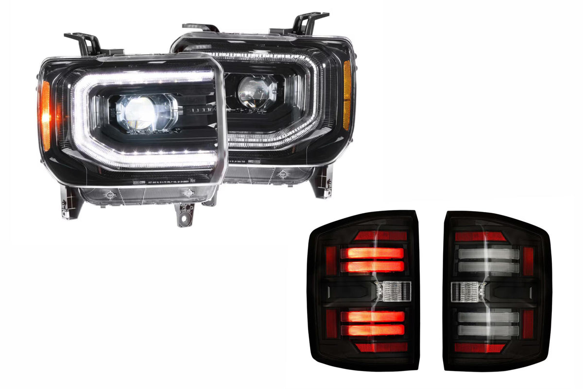 Morimoto - 2015-2019 Sierra HD DRW Heads & Tails (Smoke)