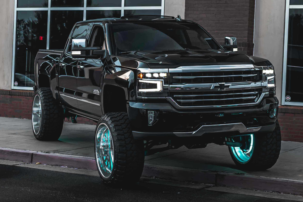 Morimoto - 2016-2018 Silverado 1500 Chrome Heads & Tails (Smoke +LED)