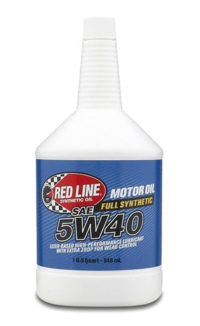 Red Line 5W40 Synthetic Motor Oil 1 Quart