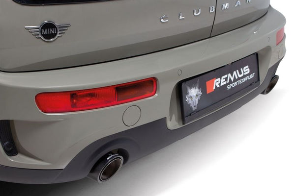Remus 2015+ Mini Cooper S Clubman F54 2.0L Turbo (B48A20F w/GPF) GPF-Back Exhaust (Tail Pipe Set Req - 752519 1500 by Remus