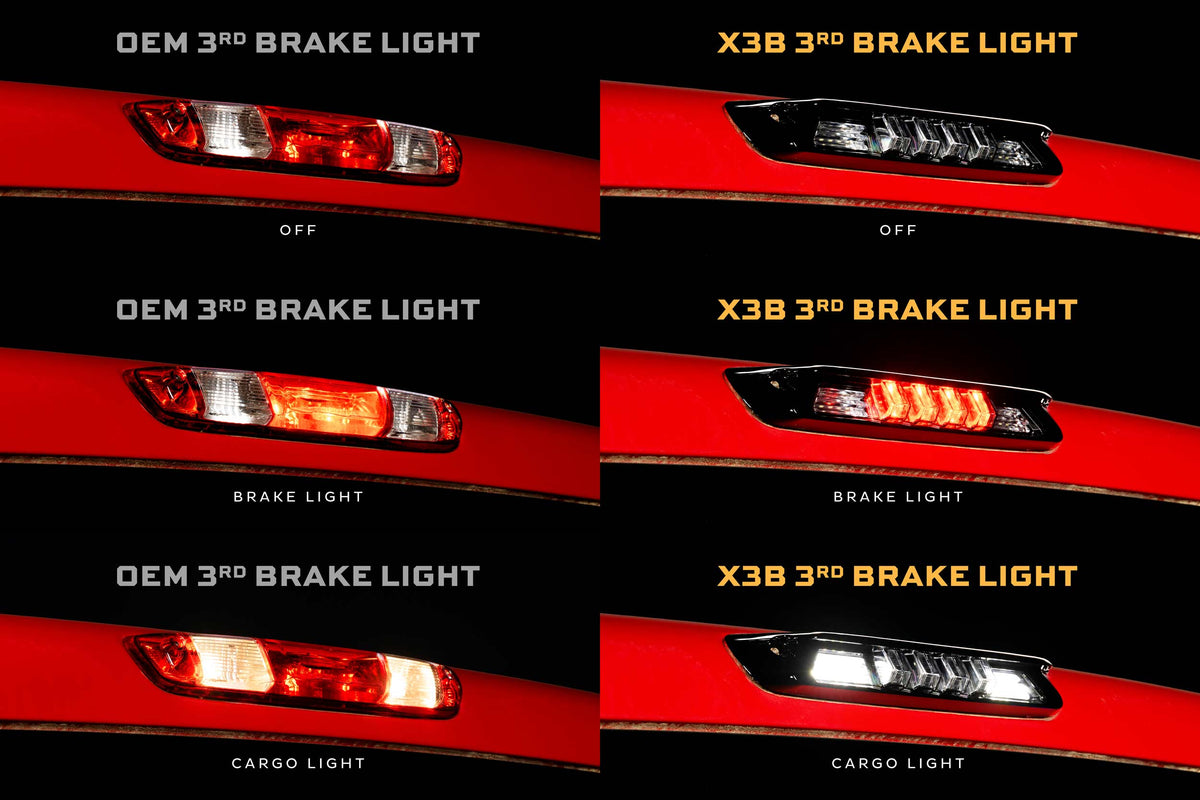 Morimoto - X3B LED Third Brake Light: GM Silverado/Sierra (07-13 / Clear Lens) - X3B50