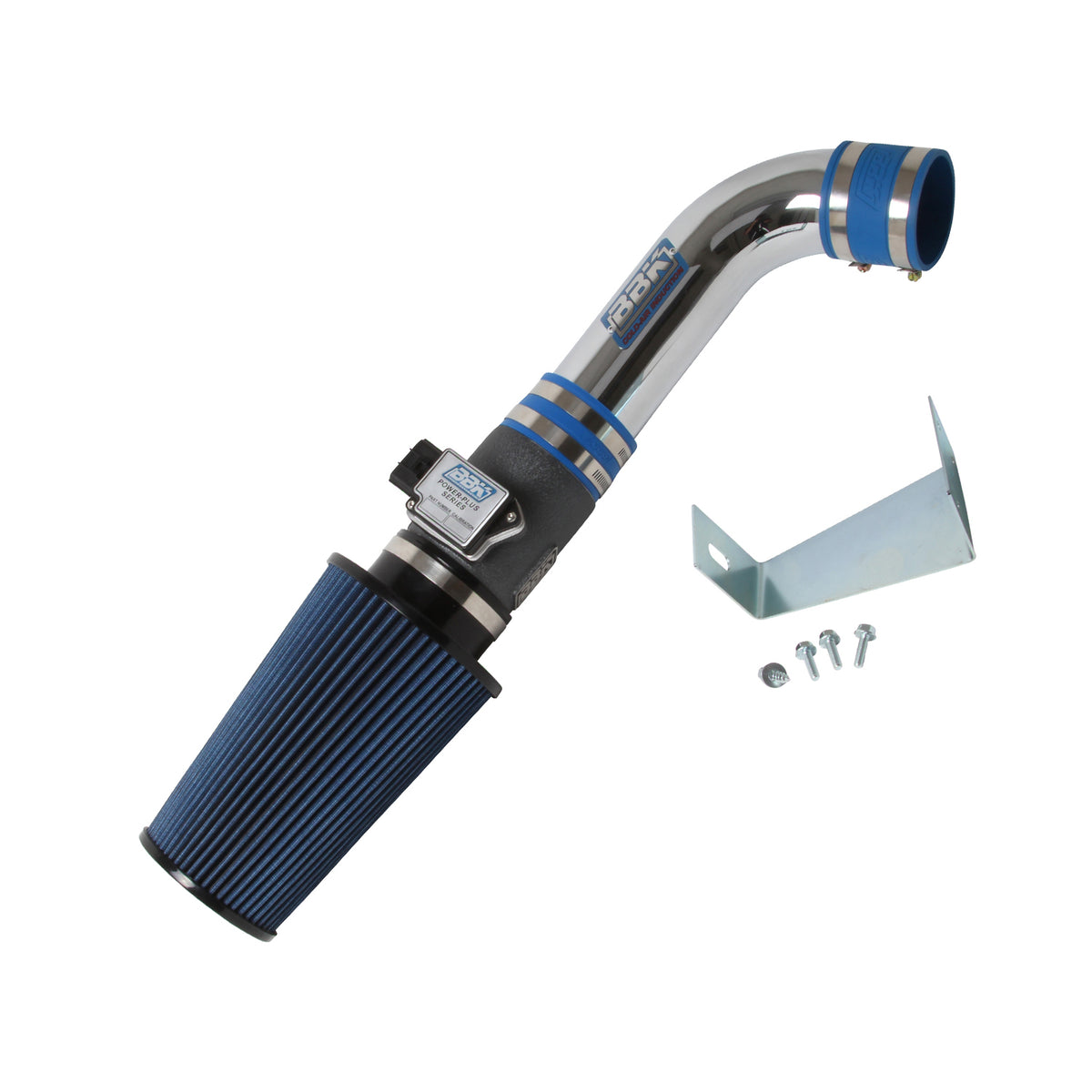 BBK 86-93 Mustang 5.0 Cold Air Intake Kit - Standard Style - Chrome Finish - 1556