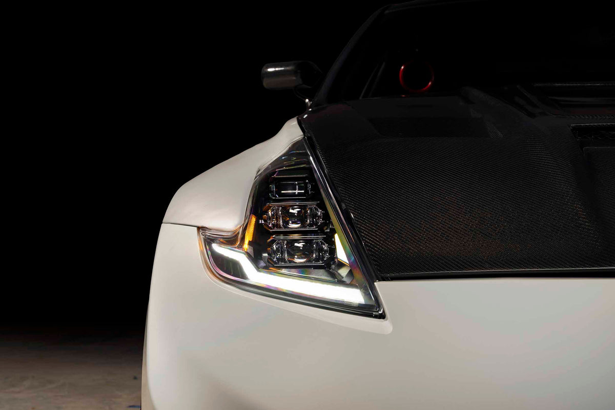 Morimoto - XB Evo Hybrid Headlights: 09-21 Nissan 370Z (Set) - LF2-474Y