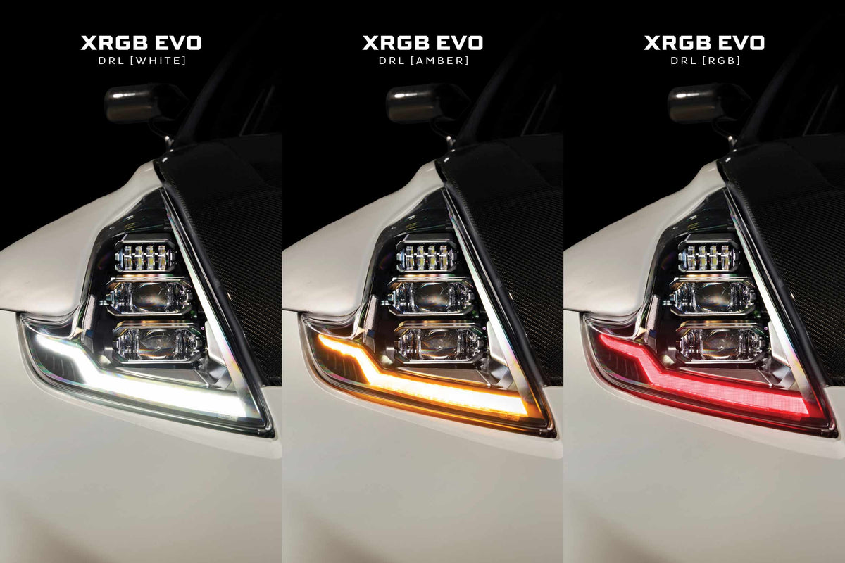 Morimoto - XRGB Evo Headlights: 09-21 Nissan 370Z (Set) - LF2-474R