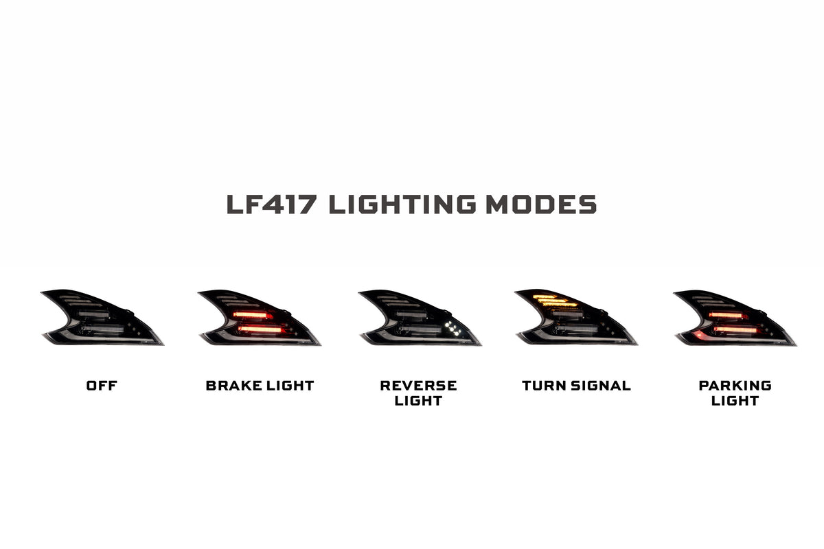 Morimoto - XB LED Tail Lights: 09-21 Nissan 370Z (Gen II / Smoked / Set) - LF417