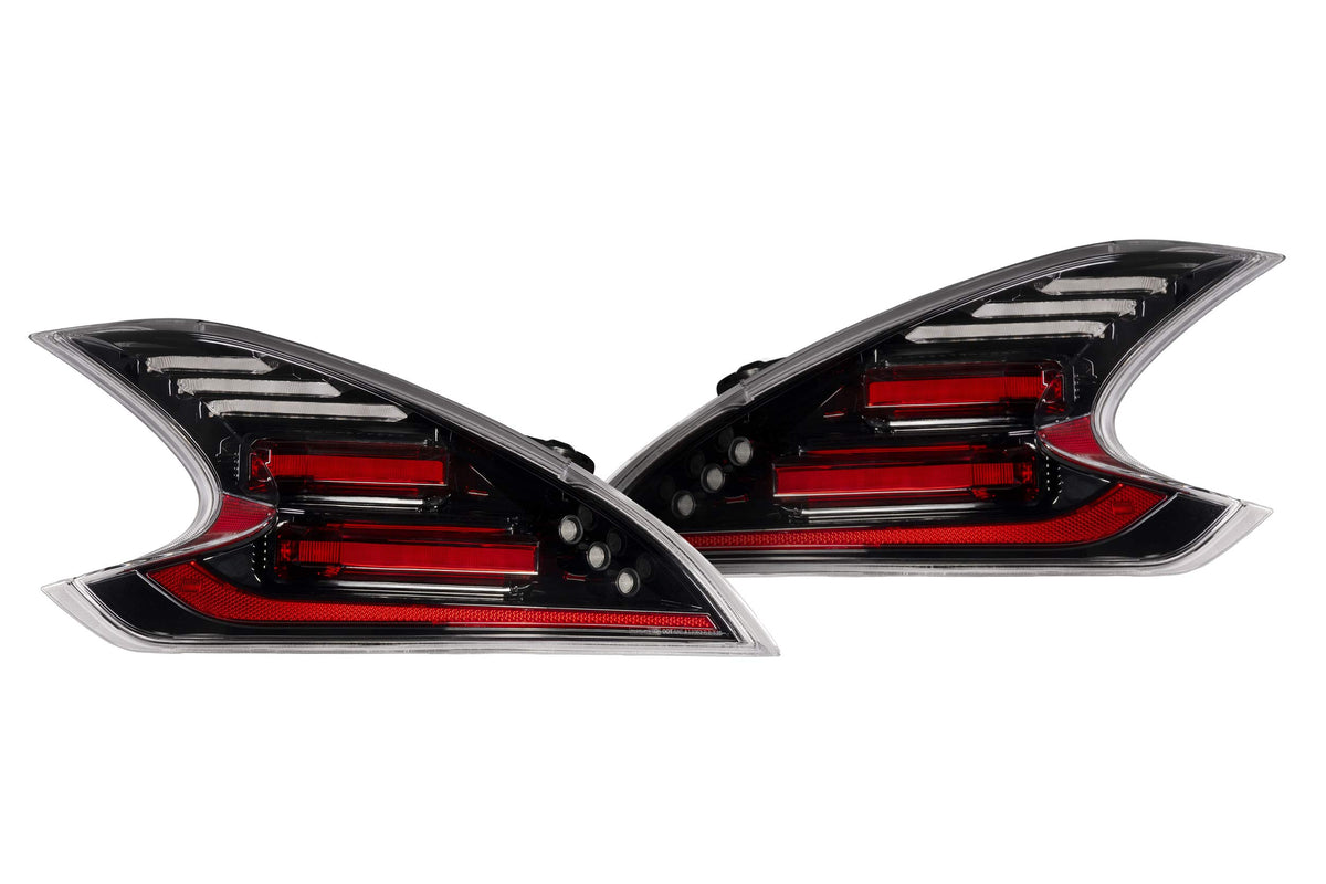 Morimoto - XB LED Tail Lights: 09-21 Nissan 370Z (Gen II / Black Red / Set) - LF418