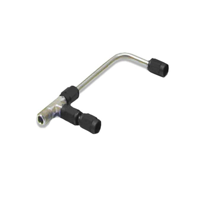 Nitrous Express 4500 Gemini SS Solenoid to Plate Connectors (New Style) - Black - 15726