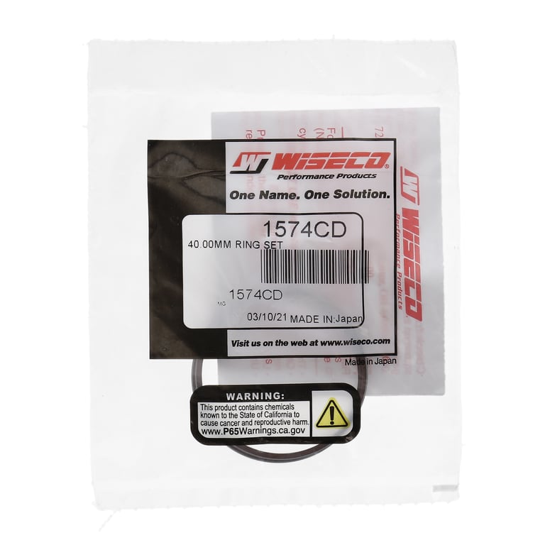 Wiseco 40.00mm Ring Set - 1574CD