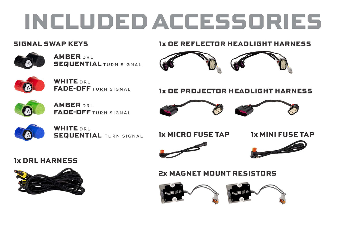 Morimoto - XB Evo Headlights: 09-18 Dodge Ram (Set) - LF2-520