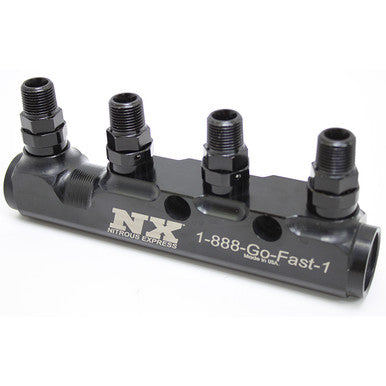 Nitrous Express Fuel Log 4 Port w/Fittings - 15844
