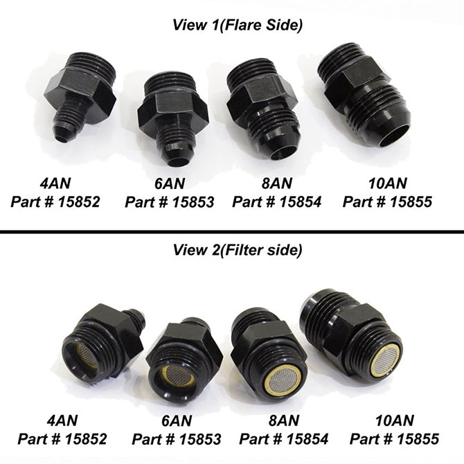 Nitrous Express 8AN to 8AN Orb Filter Fitting for Lightning 375 - 15854