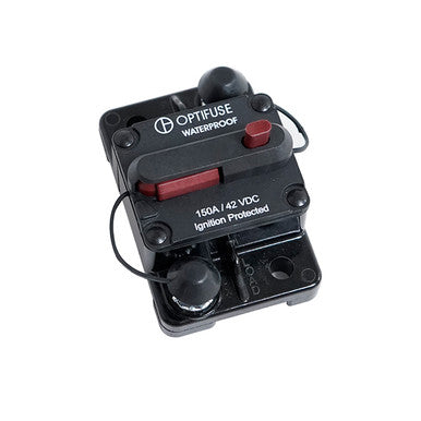 Nitrous Express Surface Mount Manual Reset 150A 42 VDC Circuit Breaker - 15899