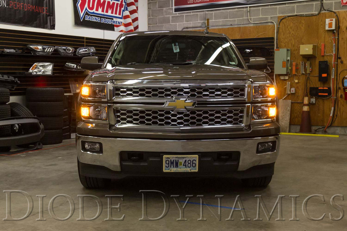 Diode Dynamics - Front Turn Signal LEDs for 2014-2018 Chevrolet Silverado (four) - DD0107Q