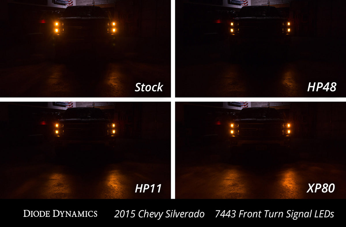 Diode Dynamics - Front Turn Signal LEDs for 2014-2018 Chevrolet Silverado (four) - DD0107Q