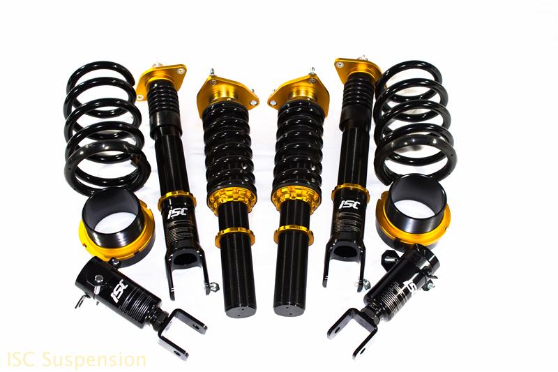 ISC Suspension 03-08 Nissan 350Z N1 Basic Coilovers - Track/Race - N018B-T for 2003-2008 Nissan 350Z - front view