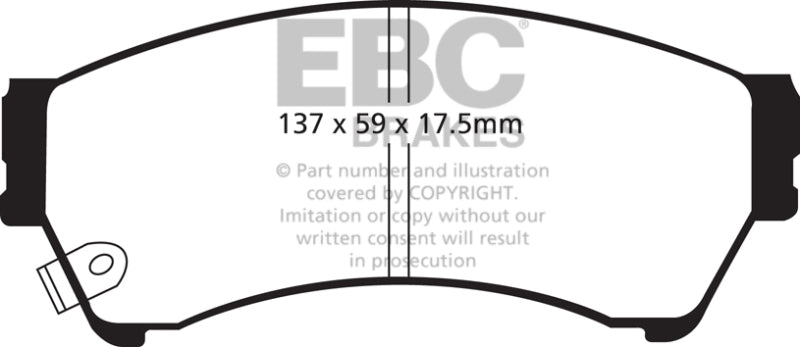 EBC 06-09 Ford Fusion 2.3 Greenstuff Front Brake Pads - DP21765