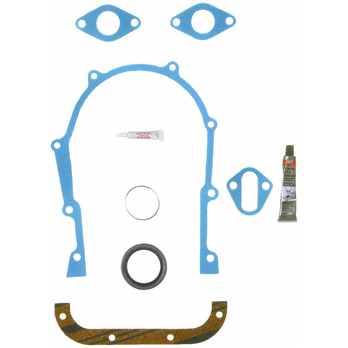 Fel-Pro Ford Thunderbird TCS 45167 Engine Timing Cover Gasket Set - TCS45167 for 1961-1969 Ford Thunderbird - front view