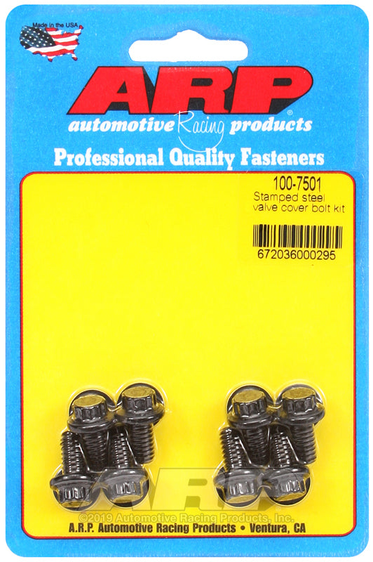 ARP Stamped Steel 12pt Valve Cover Bolt Kit - 100-7501