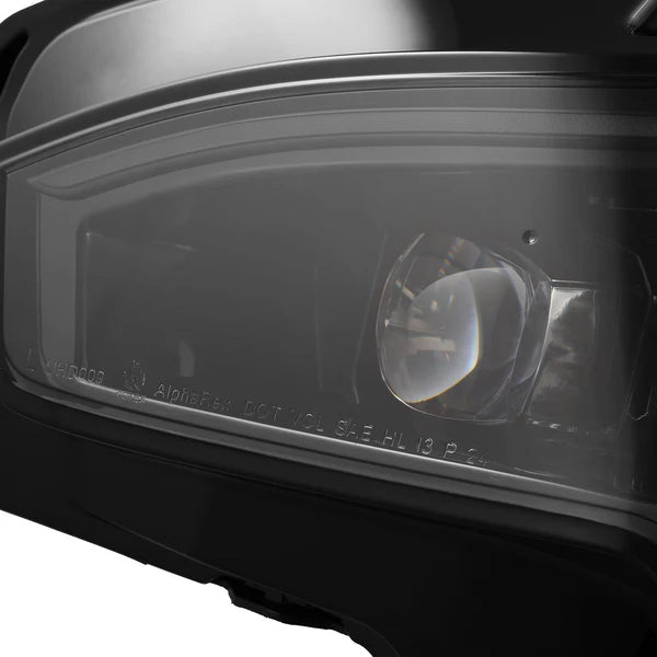 AlphaRex 16-21 Honda Civic NOVA-Series LED Proj Headlights Alpha-Black w/Actv Lgt &amp; Seq.Sig / SB DRL