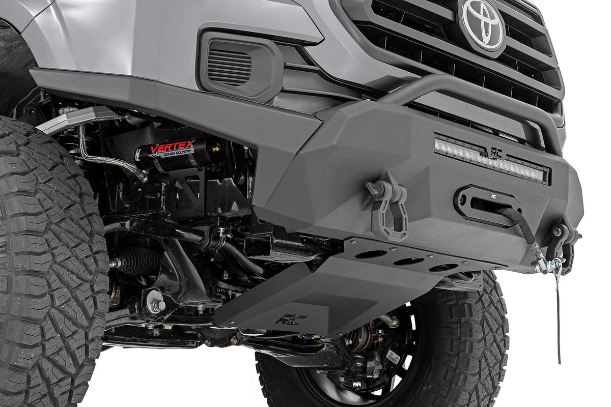 Front Bumper | Hybrid | 20&quot; Blk LED | 12000-Lb Winch Syn | Toyota Tacoma (16-23)