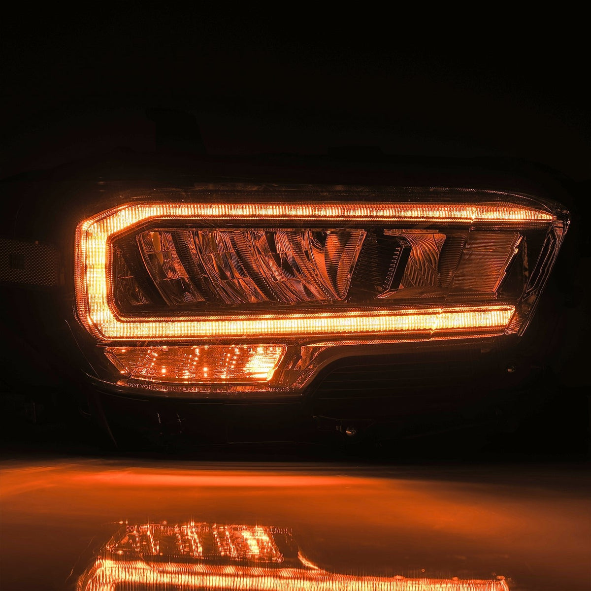 AlphaRex 16-23 Toyota Tacoma (Require Harness for SR/SR5) LUXX-Series LED Crystal Headlights Black - 880704 for 2016-2023 Toy