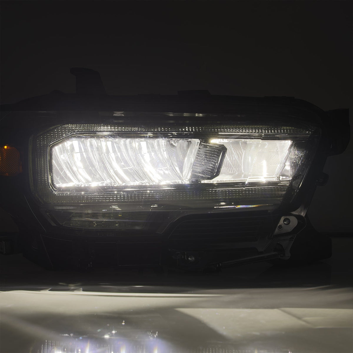 AlphaRex 16-23 Toyota Tacoma (Require Harness for SR/SR5) LUXX-Series LED Crystal Headlights Black - 880704 for 2016-2023 Toy