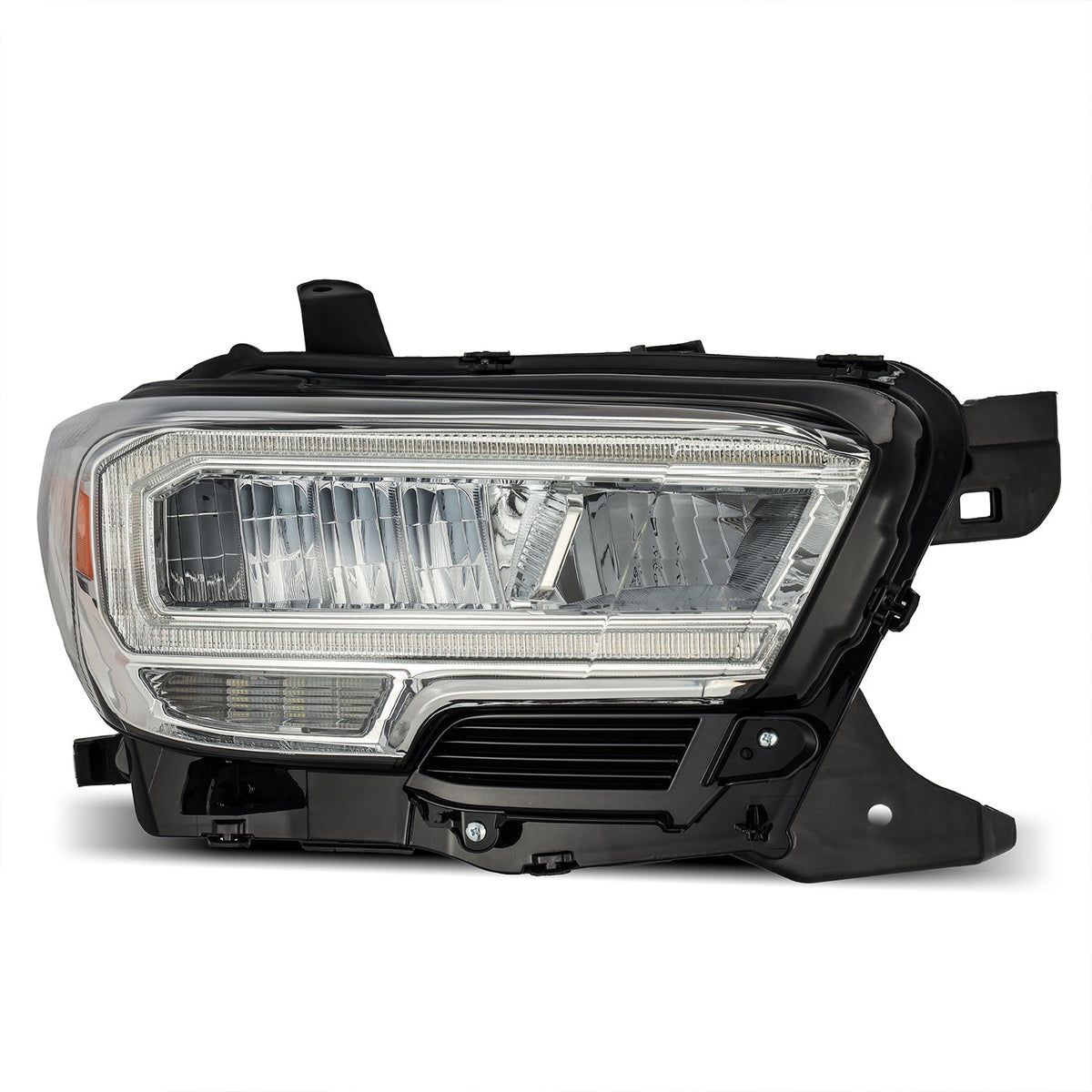 AlphaRex 16-23 Toyota Tacoma LUXX-Series Crystal Headlights - Chrome - 880703 for 2016-2023 Toyota Tacoma - alternate view