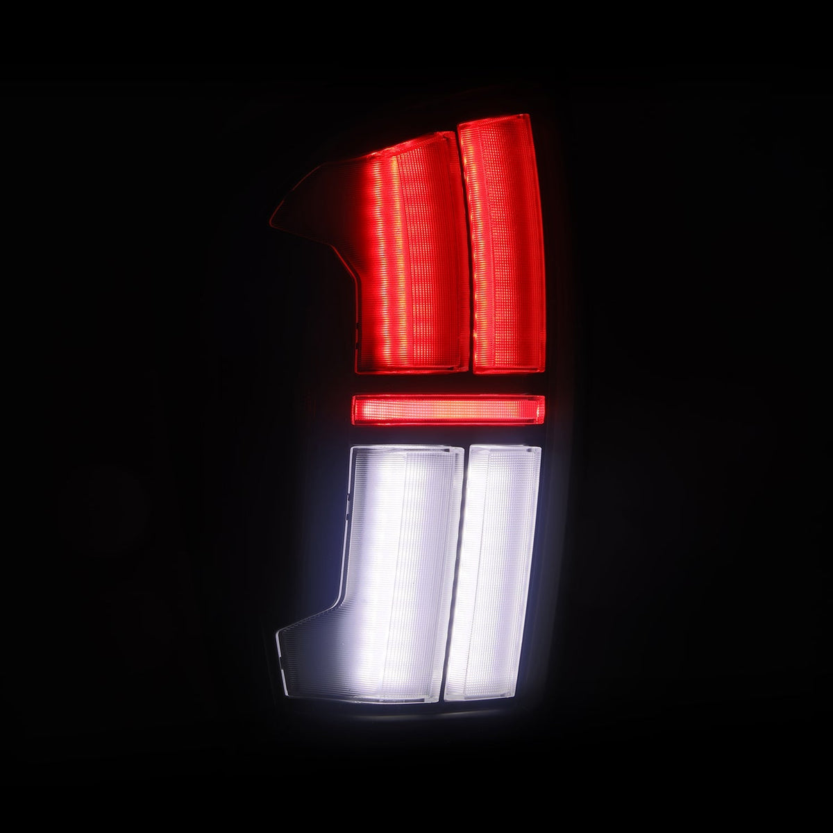 AlphaRex 16-23 Toyota Tacoma/Tundra NOVA-Series Prismatic LED Tail Lights Alpha-Black - 680092 for 2016-2023 Toyota Tacoma - 