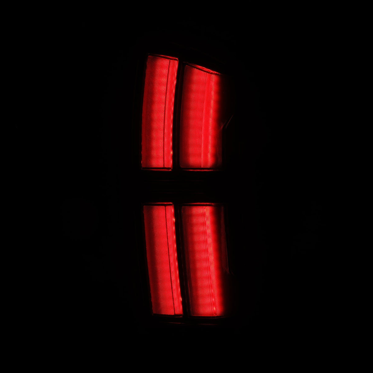 AlphaRex 16-23 Toyota Tacoma/Tundra NOVA-Series Prismatic LED Tail Lights Black - 680082 for 2016-2023 Toyota Tacoma - front 