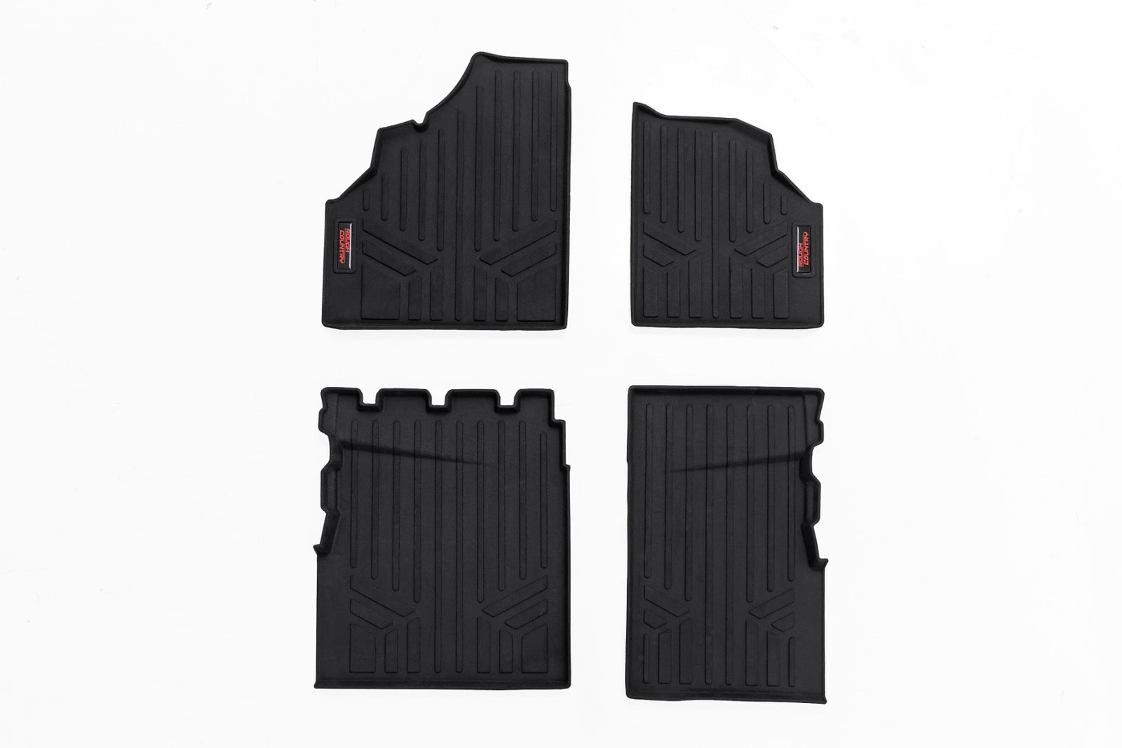 Rough Country - Floor Mats - Front & Rear - Can-Am Defender HD5/HD7/HD8/HD9/HD10 - U-1103