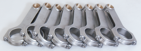 Eagle Chrysler 5.7/6.1L Hemi 6.243in 4340 H-Beam Connecting Rods w/ .984 Pin (Set of 8) - CRS6243R3D by Eagle - front view