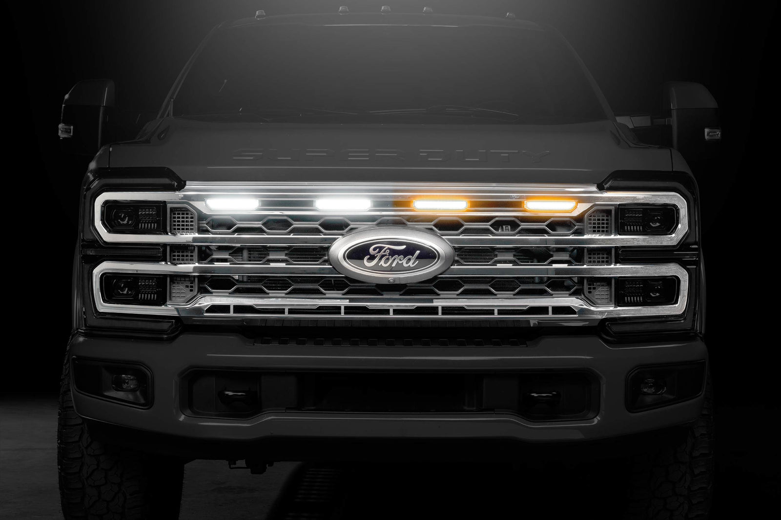 Morimoto - XBG LED Grille: 2023+ Super Duty (Chrome / Each) - XBG37